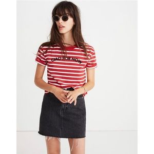 MADEWELL Striped Ciao For Now Tee